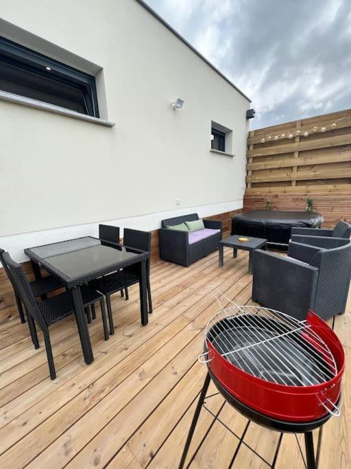 Ferienwohnung T2 Neuf, Terrasse Et Spa Prive Josse Exterior foto